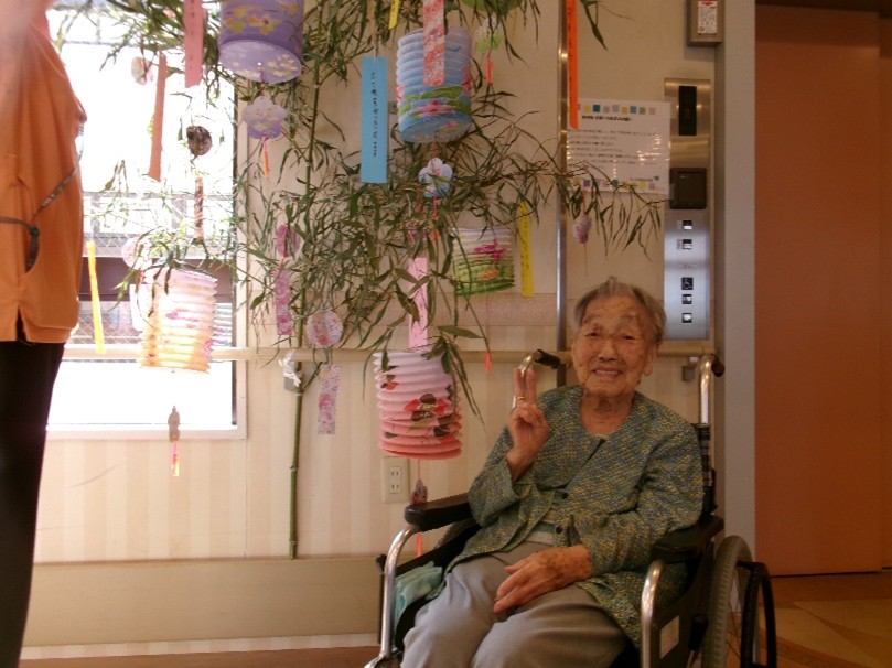 素敵な笹飾りができました